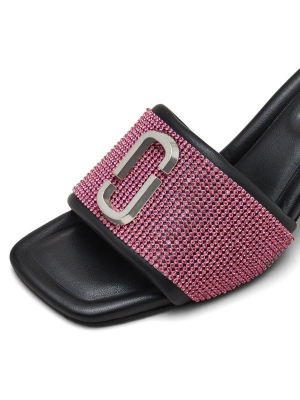 EUC Marc Jacobs Pink Crystal-Embellished Slide Heels - Picture 7 of 7